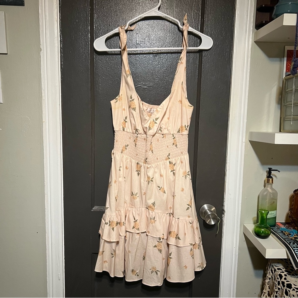 Backyard Roses Floral Dress - Picture 2 of 6